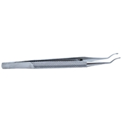 Catalano Capsule Forceps, Round And Knurled Handle With Dull Finish, 2mm Cups, Angled 45 Degrees, 10mm From Tip To Angle, And Overall Length 4 3/8" (112mm) 